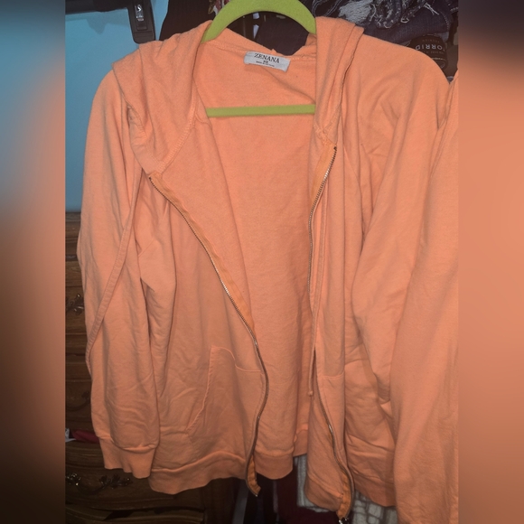 Zenana 2x Bright Orange Jogger Set - Picture 2 of 8